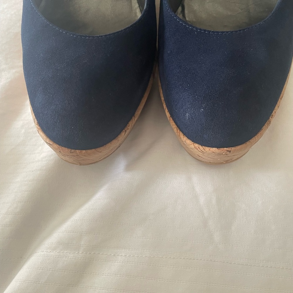 Stuart Weitzman Corkswoon Wedges Size 9.5 - image 3